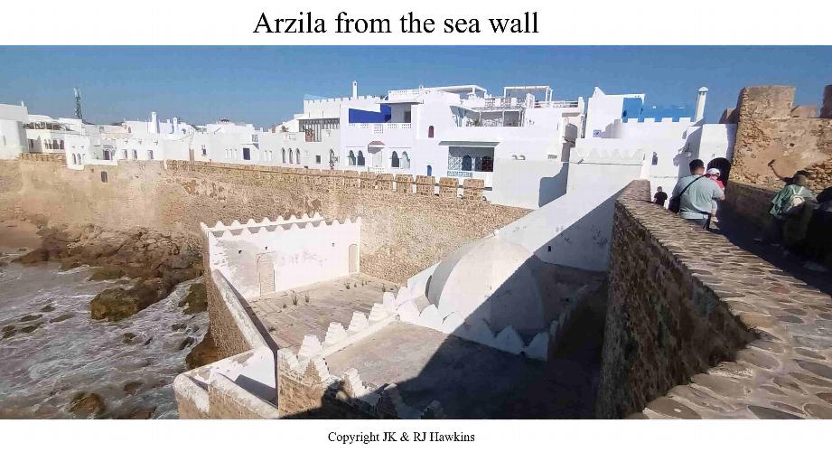 Destination Arzila How can we trace the trail of Ghailan the warlord who caused so much heartache to the English? 
Arzila - his go-to refuge - lies some thirty miles down the Atlantic coast from Tangier.  
